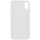 Mobigear Colors iPhone XS Max Hülle Flexibles TPU Backcover - Weiß