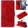 Mobigear Butterfly Xiaomi 14T Hülle Klapphülle Geldbörse - Rot