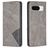 Mobigear Rhombus Slim Google Pixel 8 Klapphülle - Grau