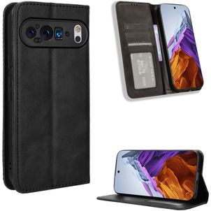 Mobigear Sensation Google Pixel 9 Hülle Klapphülle Geldbörse - Schwarz
