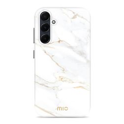 MIO Samsung Galaxy A55 MagSafe Hardcase Backcover - White Marble
