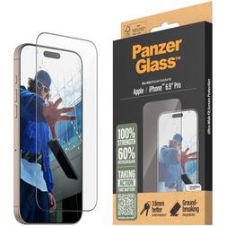 PanzerGlass Ultra-Wide Fit iPhone 16 Pro Max Gehärtetes Glas Displayschutz - Hüllenfreundlich