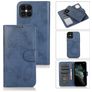 Mobigear Wallet iPhone 12 Pro Hülle Abnehmbare 2in1 Klapphülle Geldbörse - Dunkelblau