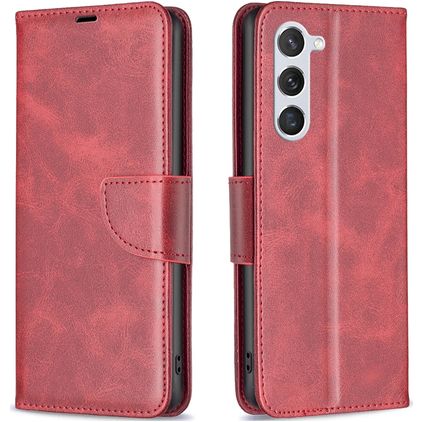 Mobigear Excellent Samsung Galaxy S24 Hülle Klapphülle Geldbörse - Rot