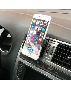 Mobigear Essentials Autohalterung Lüftungsgitter Klemme Universal - Schwarz