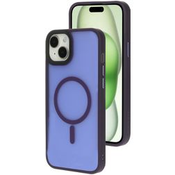 Mobiparts Hardcover iPhone 15 Plus MagSafe Hardcase Backcover - Satin Purple