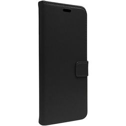 Valenta Gel Skin iPhone 15 Pro Hülle Echtes Leder Klapphülle Geldbörse - Schwarz