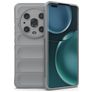 Mobigear Bumpy HONOR Magic 4 Pro Hülle Flexibles TPU Backcover - Grau