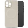 My Style Protective Flex iPhone 16 Pro Max MagSafe Hülle Flexibles TPU Backcover - Antique White