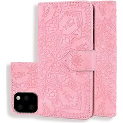 Mobigear Mandala iPhone 11 Klapphülle Portemonnaie - Pink