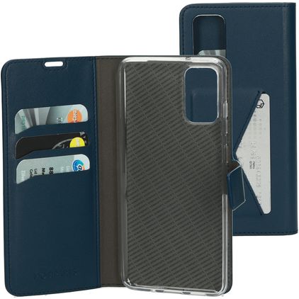Mobiparts Classic Wallet Samsung Galaxy S20 Plus Hülle Klapphülle Geldbörse - Blau