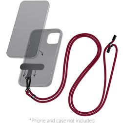 Mobilize Lanyard Universal-Handykette einstellbar - Bordeaux