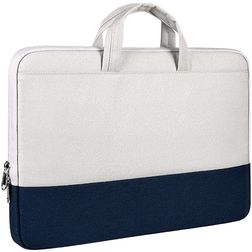 Mobigear Two Tone Stoff Laptop Sleeve 14 Zoll Laptop Hülle - Blau / Grau