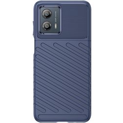 Mobigear Groove Motorola Moto G53 5G TPU (flexibel) Backcover - Blau