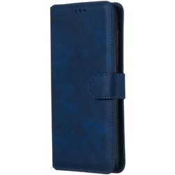 Mobigear Wallet Motorola Moto G8 Plus Hülle Klapphülle Geldbörse - Blau