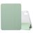 Mobigear Tri-Fold Gel iPad 11 (2025) Hülle TPU,Kunstleder Klapphülle + Stifthalter - Grün
