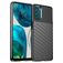 Mobigear Groove Motorola Moto G42 Hülle Flexibles TPU Backcover - Schwarz