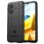 Mobigear Rugged Shield POCO M5 Hülle Flexibles TPU Backcover Stoßfest - Schwarz