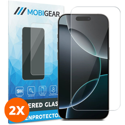 Mobigear iPhone 17 Panzerglas Gehärtetes Glas Displayschutz - Hüllenfreundlich (2er Pack)