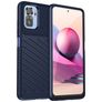 Mobigear Groove POCO M5s Hülle Flexibles TPU Backcover - Blau