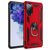 Mobigear Armor Ring Samsung Galaxy S20 FE Hülle Hardcase Backcover Stoßfest mit Ringhalter - Rot