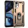 Mobigear Armor Ring Motorola Moto G22 Hülle Hardcase Backcover Stoßfest mit Ringhalter - Gold