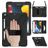 Mobigear SureGrip XGuard iPad 8 (2020) Hülle Kunststoff,Silikon Backcover + Stifthalter + Schulterträger + Ständer - Schwarz