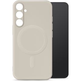 My Style Protective Flex Samsung Galaxy S24 MagSafe Hülle Flexibles TPU Backcover - Antique White