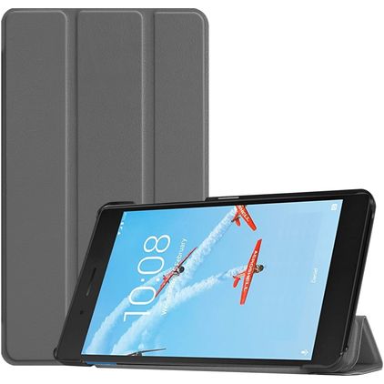 Mobigear Tri-Fold Lenovo Tab E7 Hülle Klapphülle - Grau