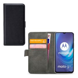 Mobilize Classic Gelly Wallet Motorola Moto G50 Hülle Klapphülle Geldbörse - Schwarz