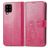 Mobigear Clover Samsung Galaxy A22 5G Hülle Klapphülle Geldbörse - Magenta