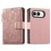 Mobigear Flowers iPhone Duo Hülle Klapphülle Geldbörse - Pink