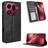 Mobigear Sensation OPPO Find X9 Pro Hülle Klapphülle Geldbörse - Schwarz
