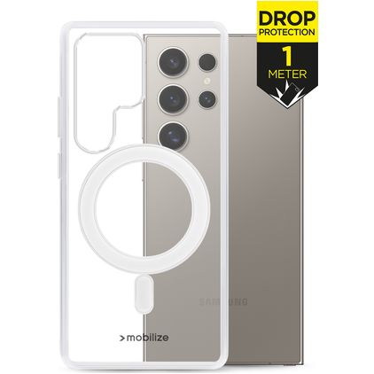 Mobilize Naked Protection Transparent Samsung Galaxy S24 Ultra MagSafe Hardcase Backcover Shockproof - Transparent