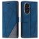 Mobigear Rhombus HONOR 200 Hülle Klapphülle Geldbörse - Blau