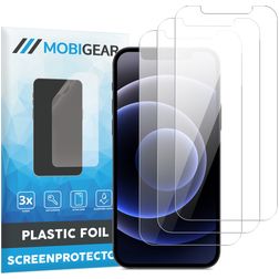 Mobigear iPhone 12 Displayschutz Schutzfolie - Hüllenfreundlich (3er Pack)