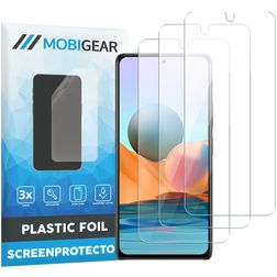 Mobigear Xiaomi Redmi Note 10 Pro Displayschutz Schutzfolie - Hüllenfreundlich (3er Pack)