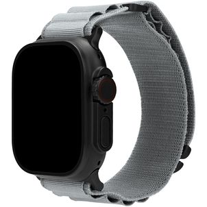 Mobilize Alpine Nylon Apple Watch Armband Dornschließe - 42/41/40/38 mm - Light Grey