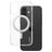 CARE by PanzerGlass Feature Case iPhone 16 MagSafe Hülle Hardcase Backcover - Transparent / Silber