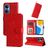 Mobigear Sunflower HONOR X7 Hülle Klapphülle Geldbörse - Rot
