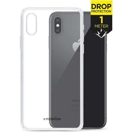 Mobilize Naked Protection Durchsichtig iPhone XS Max Hülle Hardcase Backcover Stoßfest - Transparent