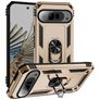 Mobigear Armor Ring Google Pixel 9 Pro XL Hülle Hardcase Backcover Stoßfest mit Ringhalter - Gold