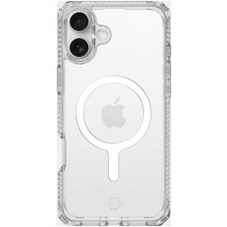 ITSKINS Level 2 HybridMagClear R Durchsichtig iPhone 16 MagSafe Hülle Hardcase Backcover Stoßfest - Transparent