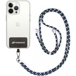 Mobigear Lanyard Universal-Handykette einstellbar - Grün / Schwarz / Weiß