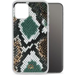 Mobilize Magnet Gelly iPhone 12 Mini Hülle Flexibles TPU Backcover Stoßfest - Green Snake