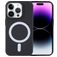 Mobigear Rubber Touch iPhone 15 Pro Silikon MagSafe Hülle Backcover - Schwarz