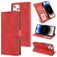 Mobigear Wallet iPhone 14 Pro Hülle Klapphülle Geldbörse - Rot