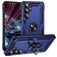 Mobigear Armor ring Samsung Galaxy S25 FE Hülle Hardcase Backcover Stoßfest mit Ringhalter - Blau