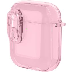 Mobigear Crystal Clip Apple AirPods 1 Hardcase Hülle - Pink