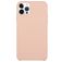 Mobigear Rubber Touch iPhone 15 Pro Silikon Hülle Backcover - Pastellrosa